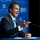 New York Gov. Andrew Cuomo answers a question during a debate with primary opponent Cynthia Nixon at Hofstra University August 29, 2018 in Hempstead, New York.